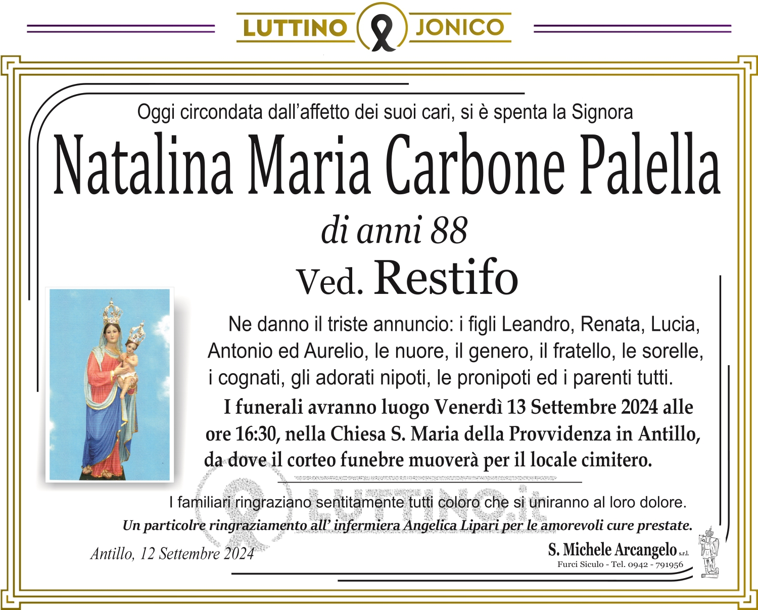 Natalina Maria Carbone Palella